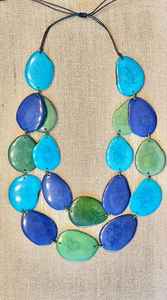 Collar Indio de Resina Hecho a Mano de la Mejor Calidad para Damas y Niñas, Cadena de Cuentas de Colores, Perla Principal, Moderno para Fiestas, por bh crafts - Product Image 5