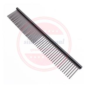 Peine para perros de acero inoxidable para el cuidado de mascotas, venta al por mayor, peines profesionales para perros y gatos a la venta - Product Image 4