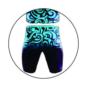 Ensemble de maillot et short de compression 7V7 respirant, grande taille, pour football américain, avec motif imprimé par transfert thermique - Product Image 6
