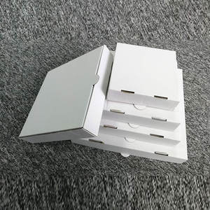 Caja de pizza de comida recubierta Caja de pizza de papel corrugado Caja de cartón para pizza Paquete de cartón al por mayor - Product Image 2
