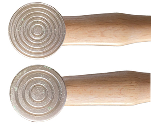 Outils de bijoutier Texturing Hammer Wide Narrow Circles - Product Image 1