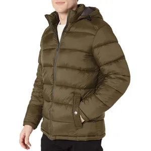新款设计男女通用冬季防水河豚夹克保暖厚外套2023冬季纯色闪亮河豚夹克