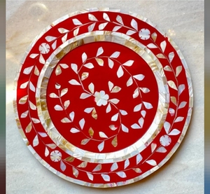 mother of pearl plate Seed Incense <b>Burner</b> with Electric Feature Arabic Bakhoor <b>Burner</b> with Tea Rose Scent <b>for</b> Use - Product Image 1