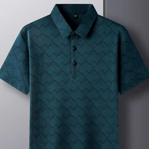 Nouveau Polo Hip Hop 2026 de Haute Qualité 100% Coton pour Homme – Décontracté et Respirant pour l'Été, Impression Personnalisée Disponible - Product Image 1