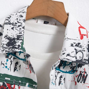 Veste en jean pour homme tendance et personnalisable, mélange de couleurs, tissu de haute qualité, veste en jean décontractée pour homme - Product Image 4