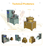 Machine d'extraction d'huile de cuisson à froid par pressage, pour graines de ricin, de palme, de tournesol, de sésame, d'arachide, de soja, d'arachide