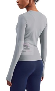 2025 gros hôpital sous Scrubs respirant col rond manches longues t-shirts - Product Image 2