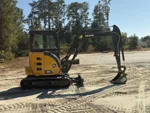 รถขุดขนาดเล็ก John Deere 35P มือสอง สภาพดีเยี่ยม แรงยกสูง รับประกัน 4 ปี ปั๊มเครื่องยนต์ปรับได้ด้วยระบบไฮดรอลิก - Product Image 5
