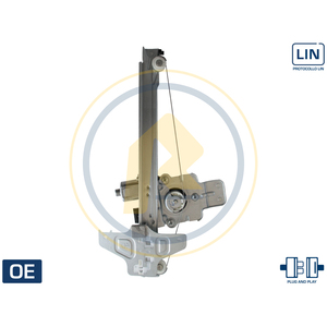 Régulateur de vitre adaptable Ac Rolcar pour OE 9224E6 9224G9 9675915180 compatible avec Citroën C5 2008 - Product Image 1