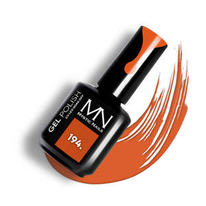 UV LED Gel Polish Couleur-Fabriqué en EU - CPNP - Orange - Gel Polish 194. 12ml-Ongles mystiques - Product Image 1