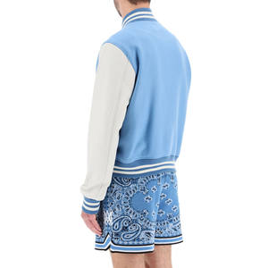 Nouvelle collection 2025 – Meilleure vente en gros OEM/ODM : Veste universitaire unisexe grande taille, design sportif, manches longues, décontractée, col montant, logo frontal - Product Image 6