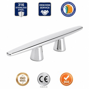 Bitta di Ormeggio in Acciaio Inox 316 Tipo CAMEL 200mm (8 Pollici) <span class=keywords><strong>per</strong></span> Yacht, Barche, Kayak, Moto d'Acqua, Pontili e Coperture - Product Image 1