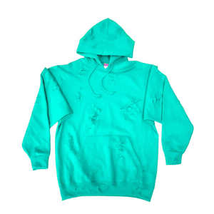 Sudadera con Capucha Bordada con Diseño de Estilo Urbano, Impresión Digital, Pedrería, Algodón Mezclado Asequible - Product Image 5