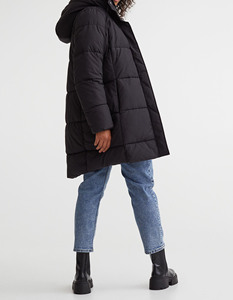 Cotton Filling Dyed 2026 New Lightweight <b>Women's</b> Plus Size Outdoor Winter Waterproof Hooded Collar Hip Hop Puffer <b>Jacket</b> - Product Image 2