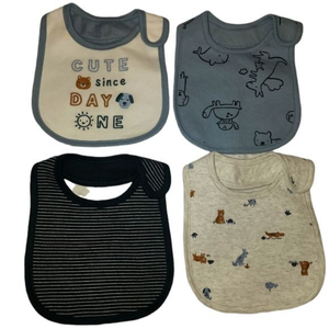 Venta al por mayor de Baberos desechables para bebés de algodón orgánico 100%, fabricante de Baberos para bebés de estilo liso suave para niños y niñas recién nacidos de India - Product Image 6