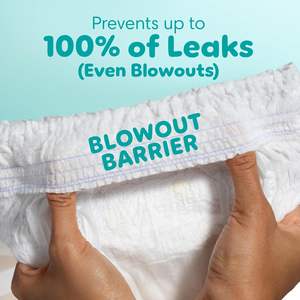 Couches Pampers - Swaddlers 360 °   Taille 4, 132 unités, jusqu'à 100 % anti-fuites, confortables et respirantes, conçues pour des changes faciles, à enfiler pour bébé - Product Image 2