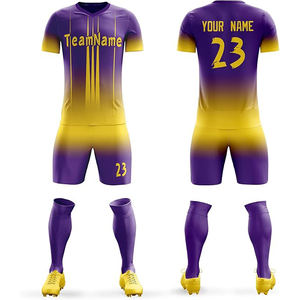 ชุดฟุตบอลแบบระเหิดเสื้อเจอร์ซีย์สำหรับทีมและฟุตบอลอุปกรณ์คุณภาพสูง - Product Image 1