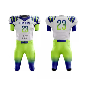 2024 maillots uniformes de Football américain sur mesure haute qualité matériel sergé respirant imprimé nom de joueur numérotation grande taille - Product Image 1