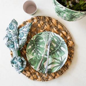 Premium quality water hyacinth place mat charger plates for wedding table accent wholesale - Product Image 4