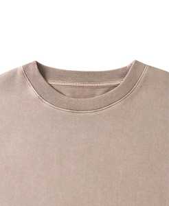 Camiseta al por Mayor de 200 g/m², Hombros Caídos, Estampado Personalizado, Talla Grande, Unisex, Alta Calidad, 100% Algodón, Tejido de Punto - Product Image 6