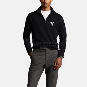 เสื้อสวมหัวมีซิปสำหรับผู้ชาย, เสื้อออกกำลังกายผ้านุ่มใช้ในยิม - Product Image 3