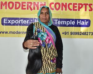 100% vierge Machine Double trame pas cher droit naturel indien Temple faisceaux de cheveux humains HD Remy Grade vague de corps lâche vague profonde - Product Image 6