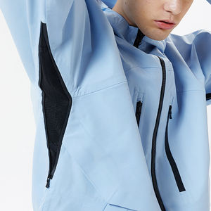 Veste de pluie design solide veste coupe-vent veste de printemps coupe-vent sport de haute qualité pour hommes - Product Image 3