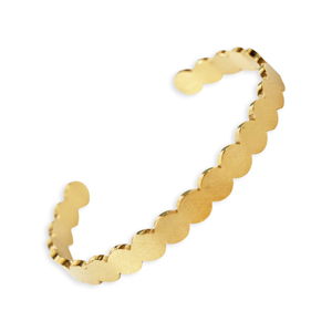 CUCOCUCA YXQ B31 Bracciale alla moda in acciaio inossidabile dorato, leggero e confortevole, dal design semplice e classico, dall'aspetto classico - Product Image 1