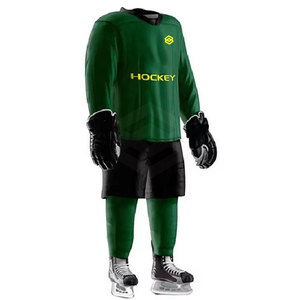 Diseña Tu Propio Estilo, Conjuntos de Uniformes de Hockey sobre Hielo a la Moda, 100% Poliéster, Ecológicos y Transpirables, Personalizados para Equipos - Product Image 2