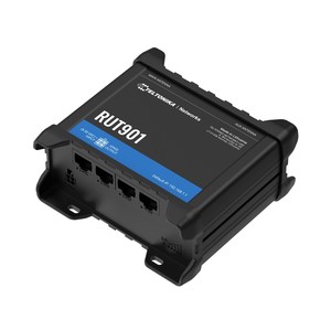 Router Industrial Profesional 4G LTE Teltonika RUT901, Cat.4, WiFi, Doble SIM, 1x WAN, 3x LAN, Montaje en Riel DIN - Product Image 1