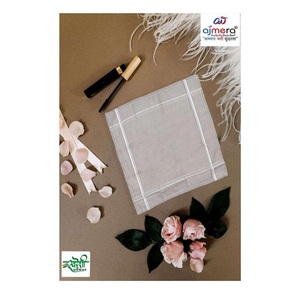 Serviette de bain en coton rayée Ajmera, forme rectangulaire, douce, agréable pour la peau, tissée, pour la maison, la salle de bain, usage quotidien - Product Image 1