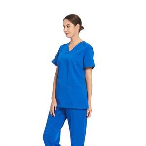 Uniforme Médico de Dos Piezas Elástico y Ecológico de la Mejor Calidad, Color Personalizado, Precio al por Mayor, Tejido Transpirable - Product Image 5