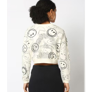 Femmes Design Graphique Imprimé Regular Wear Highland Qualité Prix Compétitif Fait à la Main Crop Sweatshirts BY AMAZING INDUSTRIES - Product Image 3