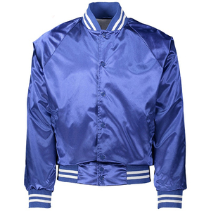 Chaquetas universitarias de satén personalizadas de diseño superior de calidad superior, chaquetas universitarias cómodas originales impermeables de satén para hombres, chaquetas universitarias - Product Image 1