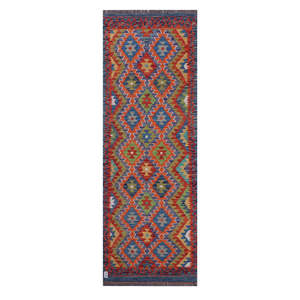 Alfombra Kilim de Maimana, Afganistán, 243 x 83 cm, Alfombras y Conjuntos Tradicionales Afganos - Product Image 1