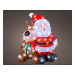 LUMINEO ซานตาคลอส (40 ซม.) พร้อมไฟ ไฟคริสต์มาสสำหรับสินค้าคาเอมิงค์ 491268 - Product Image 1