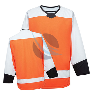 Jerseys de hockey sobre hielo personalizados duraderos para equipos de clubes y escuelas con material transpirable y múltiples opciones de color - Product Image 6