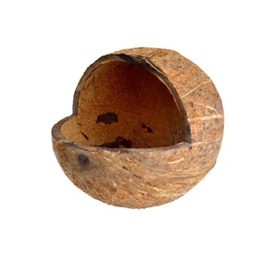 Comederos para pájaros hechos a mano 100% de cáscara de coco natural y cuencos ecológicos para mascotas de forma redondeada para uso en balcón - Product Image 6
