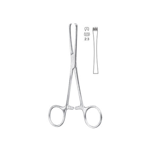Pinzas de tejido quirúrgico de acero inoxidable Chaput, juego de instrumentos de abrazadera de agarre de 2x3 dientes, ortopédico certificado CE de alta calidad - Product Image 1
