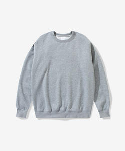 Sudadera de cuello redondo con logotipo personalizado, sudadera gruesa de algodón unisex en blanco con estampado de hojaldre, sudaderas con capucha bordadas de cuello redondo - Product Image 6