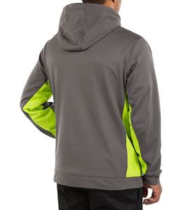 Sweat à capuche pour homme grande taille, écologique, anti-boulochage, performant, en mélange polyester/coton, respirant, tricoté, manches longues, OEM - Product Image 2