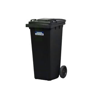 Venta caliente de alta calidad de lujo mejor producto 120L contenedor de residuos de plástico Color negro - Product Image 1