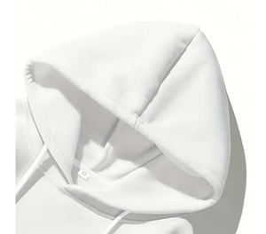 Sudadera con capucha de algodón Premium de diseñador de lujo para hombre, sudadera blanca de talla XL, estilo urbano informal, ropa de calle para todos los días - Product Image 4