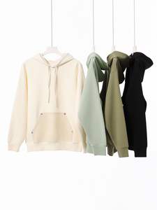 Nouveau design Meilleur vendeur Vente en gros Personnalisé 380 g/m² Coton mélangé Sweats à capuche vierges Sweats à capuche surdimensionnés unisexes - Product Image 4