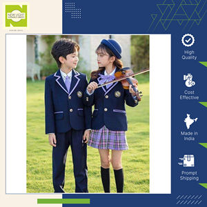 เสื้อเบลเซอร์ผ้าขนแกะใส่ได้ทั้งชายและหญิงรุ่นใหม่สำหรับฤดูใบไม้ร่วงฤดูหนาวใส่เครื่องแบบนักเรียนสำหรับเด็กและผู้ใหญ่ - Product Image 6