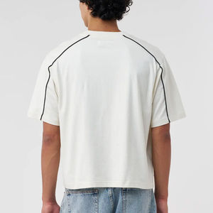 Camiseta de fútbol personalizada para hombre, camiseta Boxy Fit Street Wear, camisetas de malla de sublimación Vintage de gran tamaño - Product Image 2