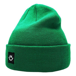 Gorro de alta calidad para gorros de calentamiento duraderos de Color verde Unisex para adultos con logotipo de diseño personalizado - Product Image 3
