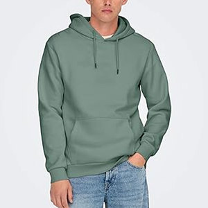 Hoodies Streetwear Color With Custom Label Customization Mens Private Label Hoodie with Tags Long Sleeve Kngaroo Pocket Hoodies - Product Image 3