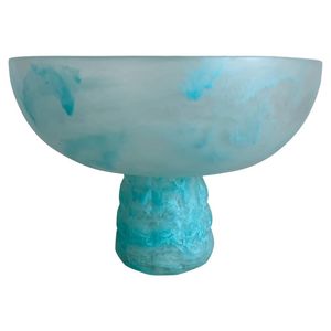 Cuenco hecho a mano de resina recién agregado, juego de ensalada de frutero tallado a mano de resina de estilo indio, vajilla decorativa ecológica - Product Image 3