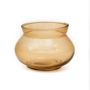 Porte-lumière en verre transparent vintage 18x15cm tailles pour décoration de mariage et de fête Commande minimum 100 pièces - Product Image 2